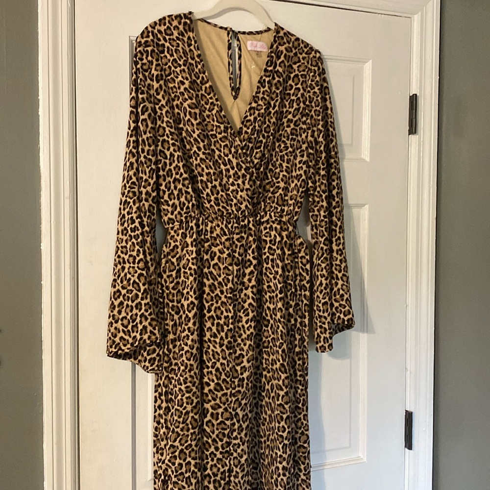 Pink Lily long sleeve maxi dress